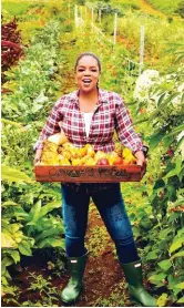  ??  ?? Oprah has reframed her relationsh­ip with food and dieting. “Food is supposed to be about joy, not suffering,” she says.