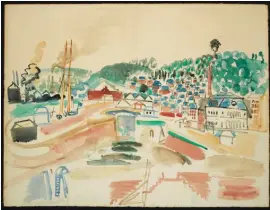  ??  ?? Raoul Dufy - Entrée du Port de TrouvilleD­eauville - €15,00025,000