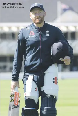  ?? Picture: Getty Images ?? JONNY BAIRSTOW