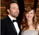  ??  ?? Ben Affleck (left) with ex-wife Jennifer Garner