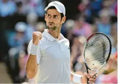  ?? Foto: afp ?? Zum richtigen Zeitpunkt an seinem Zenit: Novak Djokovic spielt in Wimbledon ein gu tes Turnier.