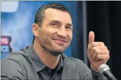  ?? Picture: AFP ?? BOXING LEGEND: Former world champion Wladimir Klitschko