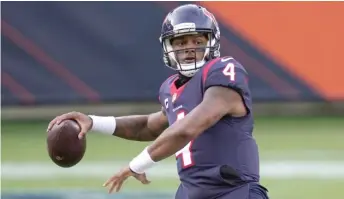  ?? AP ?? Texans QB Deshaun Watson has been accused of sexual assault or harassment in lawsuits filed by 22 women.