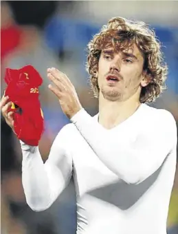  ?? REUTERS / ALBERT GEA ?? Antoine Griezmann, tras un partido.