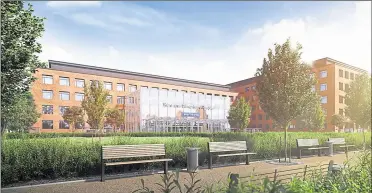  ?? ?? CGI of the ‘super’ hospital proposed for Canterbury