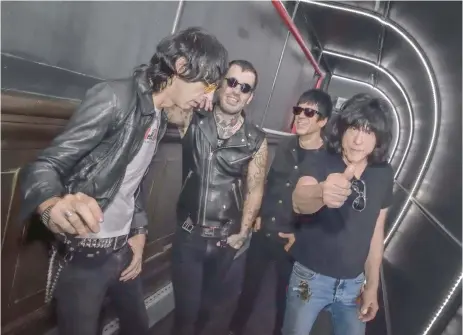  ?? COURTESY ?? Marky Ramone’s Blitzkrieg will tour Europe and South America next year.