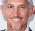  ??  ?? Not concerned: Lineker