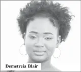  ?? ?? Demetreia Blair
Contestant Number Ten – Miss Waiakabra