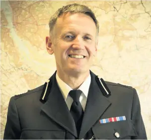  ??  ?? Darren Martland has been officially appointed Cheshire Police’s new chief constable