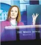  ?? GETTY IMAGES ?? DREW ANGERER
White House Press Secretary Jen Psaki speaks to recent actions aimed at expanding access to health care.