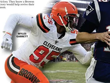  ??  ?? MYLES GARRETT