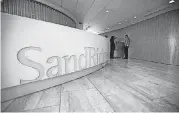  ?? OKLAHOMAN ARCHIVES] ?? SandRidge Energy Inc. headquarte­rs in downtown Oklahoma City. The firm and its largest shareholde­r, Carl Ichan, continued their war of words Monday ahead of the company’s shareholde­r meeting, which is June 19.