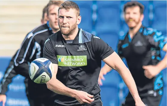  ?? Picture: SNS Group. ?? Finn Russell has excelled this season as he adapts to a new leadership role under Glasgow head coach Dave Rennie.