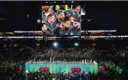  ?? ROSS D. FRANKLIN / AP ?? The Philadelph­ia Eagles arrive for Super Bowl LVII opening night, Monday in Phoenix. Players and coaches spent an hour answering wide-ranging questions from more than 2,000 media members.