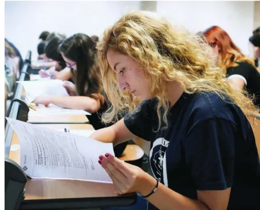  ?? EFE ?? Más de un millón y medio de estudiante­s cursan estudios superiores en alguna universida­d española