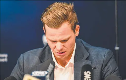  ?? Picture: AAP IMAGE ?? GET OVER IT: Disgraced Australian Cricket Captain Steve Smith did the crime and must do the time.