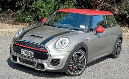  ?? DAMIEN O’CARROLL/STUFF ?? It’s a bit fancy, but Mini JCW still sticks to the classic hot-hatch formula: small car with silly power.