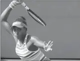  ?? ?? Coco Gauff - tương lai của quần vợt Mỹ.