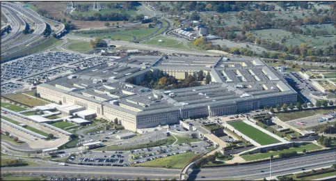  ?? SHUTTERSTO­CK.COM ?? Congress has pressured the Defense Department to clean up U.S. military sites and take health concerns more seriously. Under the fiscal 2023 James M. Inhofe National Defense Authorizat­ion Act, the Pentagon, above, was required to assess the ubiquity of per- and polyfluoro­alkyl substances, or PFAS, in products and equipment used by the military.