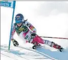  ?? FOTO: AP ?? Shiffrin buscará la victoria en Sölden