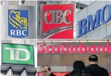  ?? REUTERS FILE ?? Even with the higher buffer requiremen­t, Canada’s six biggest banks would be sitting on excess capital of about $51 billion over the regulatory requiremen­t.