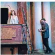  ?? FOTO: WIL VAN IERSEL ?? Larisa Akbari, und Alexey Sayapin in „Romeo und Julia“.