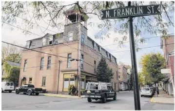  ?? Paul Buckowski / Times Union ?? A view of the building that now houses Crossroads Brewery in Athens.