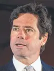  ??  ?? BIG SPEND: Gillon McLachlan.