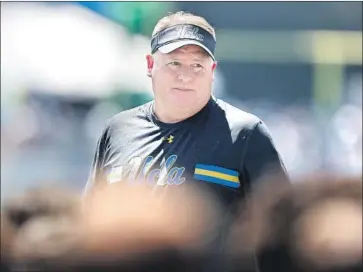  ?? Luis Sinco Los Angeles Times ?? AFTER GOING 46-7 as Oregon’s head coach and 28-35 in four years in the NFL, Chip Kelly comes to UCLA.