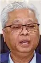 ??  ?? Datuk Seri Ismail Sabri Yaakob