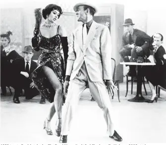  ??  ?? 1953 tanzte Fred Astaire in „The Band Wagon“mit Cyd Charisse, die übrigens 2008 starb