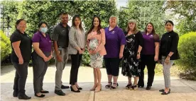  ?? Shamaya Sutton/appeal-democrat ?? Members of both Yuba and Sutter County’s victim services program pose together during the annual Courage Awards ceremony on Tuesday at the Sutter County Museum in Yuba City.