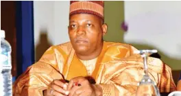  ??  ?? Borno State Governor Kashim Shettima