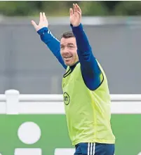  ??  ?? John Fleck was delighted to be back training with Scotland