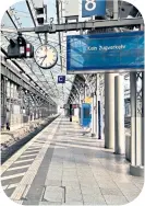  ?? ?? Off the rails: customers are fed up with the state of Germany’s railways