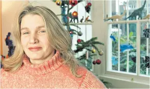  ??  ?? Deborah Orr at her home in 2001, after a dramatic encounter with a female intruder: the incident prompted her to reflect on the failures of Britain’s penal system