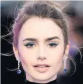  ??  ?? PARIS MATCH Actress Lily Collins