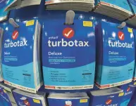  ?? GENE J. PUSKAR/AP 2023 ?? TurboTax is seen on display in a Costco Warehouse in Pittsburgh.