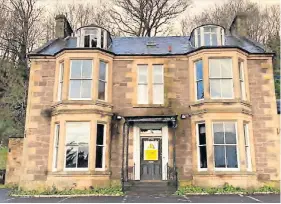  ??  ?? Plans Developers want to build a new care home in the Bridge of Allan Conservati­on Area