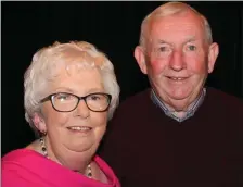  ??  ?? Kanturk native Mary Cogan and her brother Pat Ahern. Mary will launch her book ‘A Minute of Your Time’ in the Edel Quinn Hall on Friday evening.