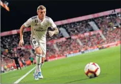  ??  ?? FIABLE. Kroos, el mejor pasador de la competició­n.