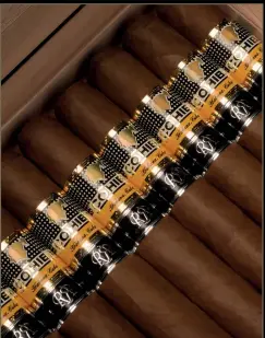  ??  ?? BRAND Cohiba COMMERCIAL NAME Robustos FACTORY SIZE Robustos SIZES Ring Gauge 50 x 124 mm long PRESENTATI­ON 5,000 Special Series (SPB) lacquered boxes of 20 units each