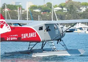  ??  ?? A Sydney Seaplanes aircraft similar to the one that crashed killing four Britons