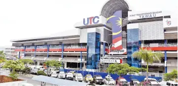  ??  ?? The newly completed Tawau UTC at Tanjong Market.