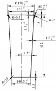  ??  ?? 图2 外油囊的轮廓图Fig.2 The drawing of outside oil sac