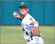  ?? Courtesy of Tulane Athletics ?? Wallingfor­d’s Sal Gozzo returns to Connecticu­t to face UConn this weekend at Dunkin’ Donuts Park in Hartford.