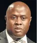  ??  ?? LOCAL NOT LEKKER: SABC CEO James Aguma