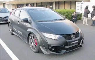  ?? GRAEME FLETCHER/POSTMEDIA NEWS ?? If Honda’s Civic Type R prototype comes to Canada, it’ll blow away the competitio­n says Graeme Fletcher.