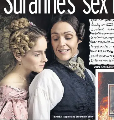  ??  ?? TENDER Sophie and Suranne in show