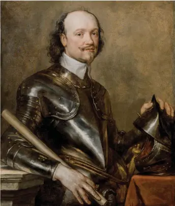  ??  ?? A lot of bottle: Sir Kenelm Digby (1603-65) by Sir Anthony van Dyck, c1640